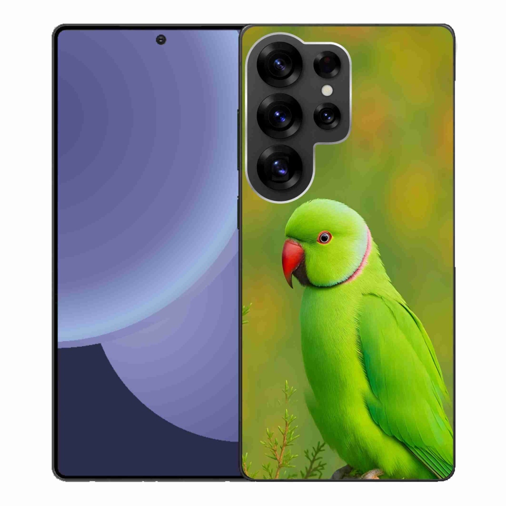 Gél borítás mmCase Samsung Galaxy S25 Ultra készülékhez - papagáj alexandr 2