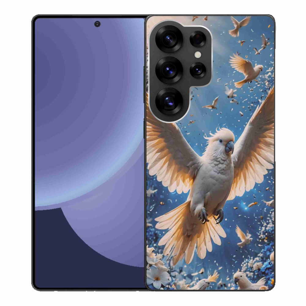 Gél borítás mmCase Samsung Galaxy S25 Ultra készülékhez - papagáj kakadu