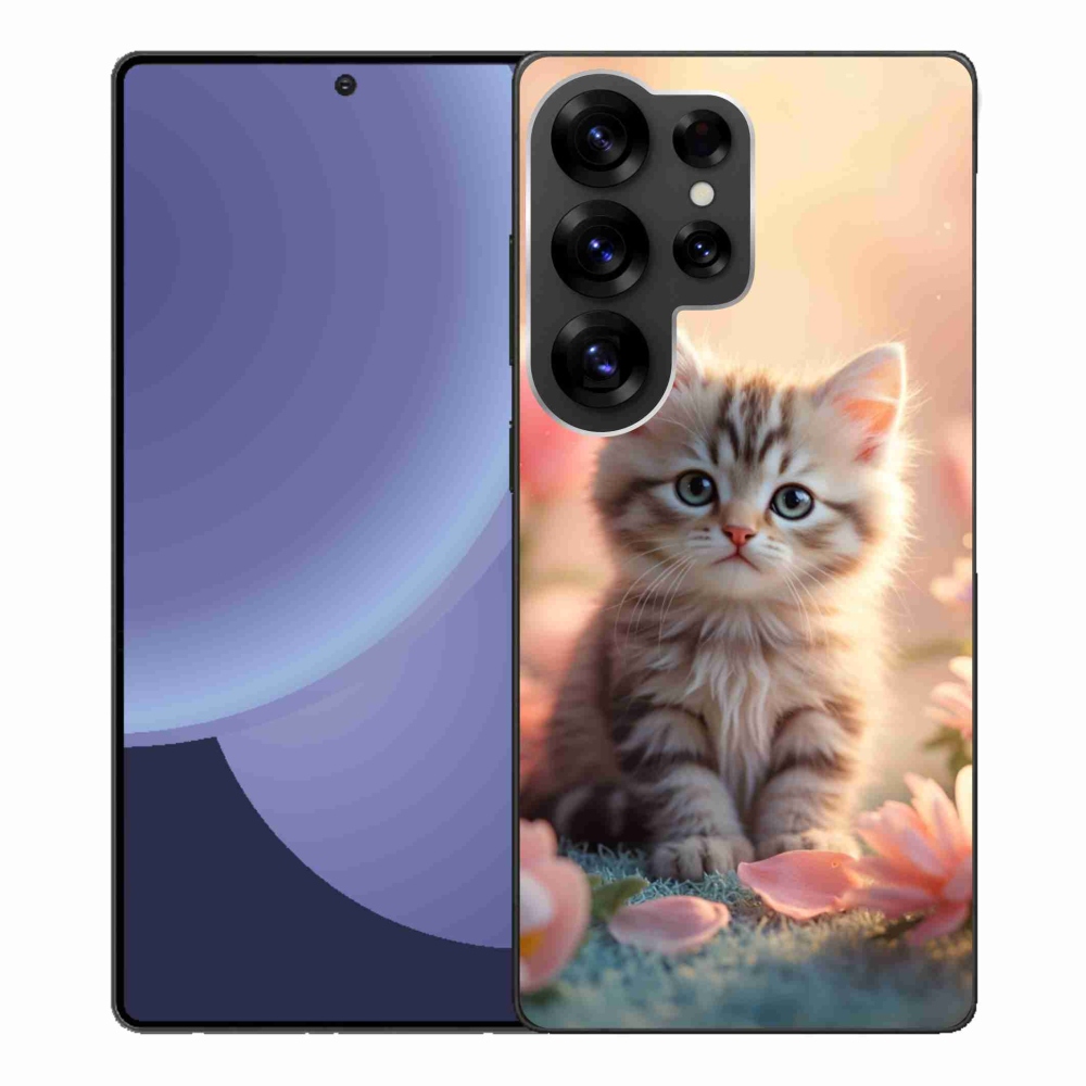 Gél borító mmCase Samsung Galaxy S25 Ultra - aranyos cica 8