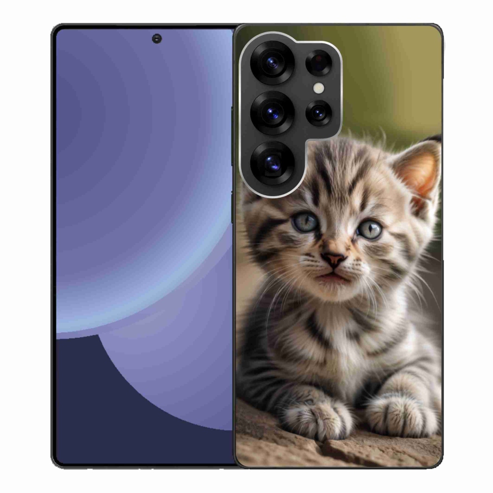 Gél borító mmCase Samsung Galaxy S25 Ultra - aranyos cica 9