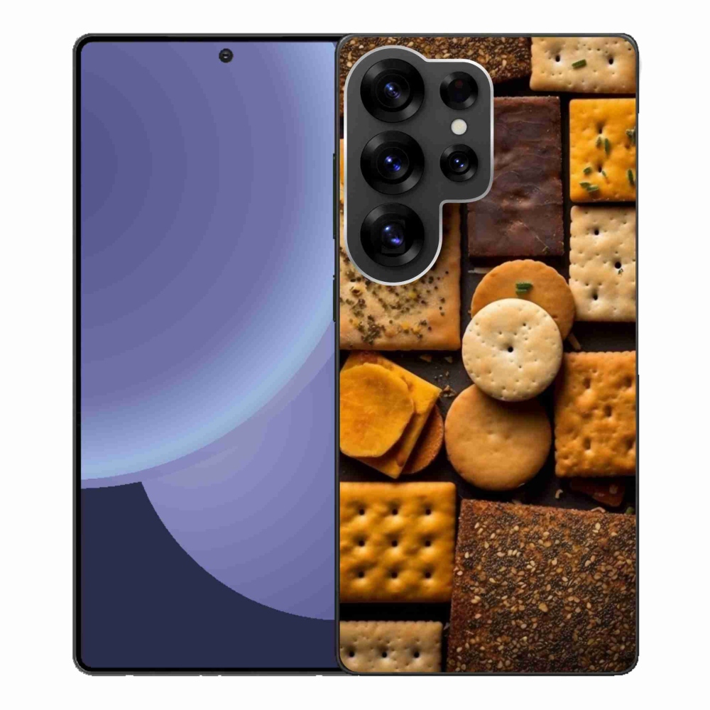 Zselés borítás mmCase Samsung Galaxy S25 Ultra készülékhez - kekszek