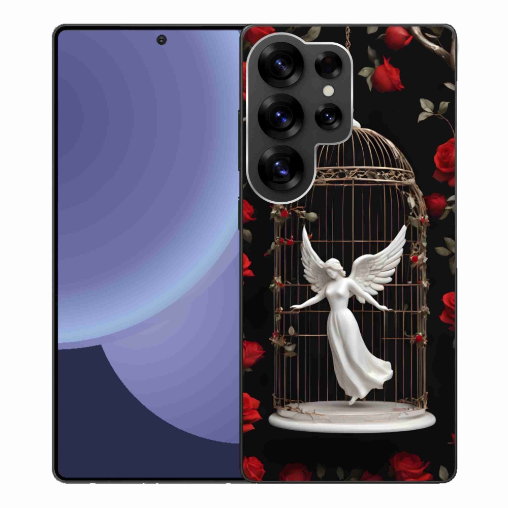 Gél borítás mmCase Samsung Galaxy S25 Ultra - csapdába esett angyal