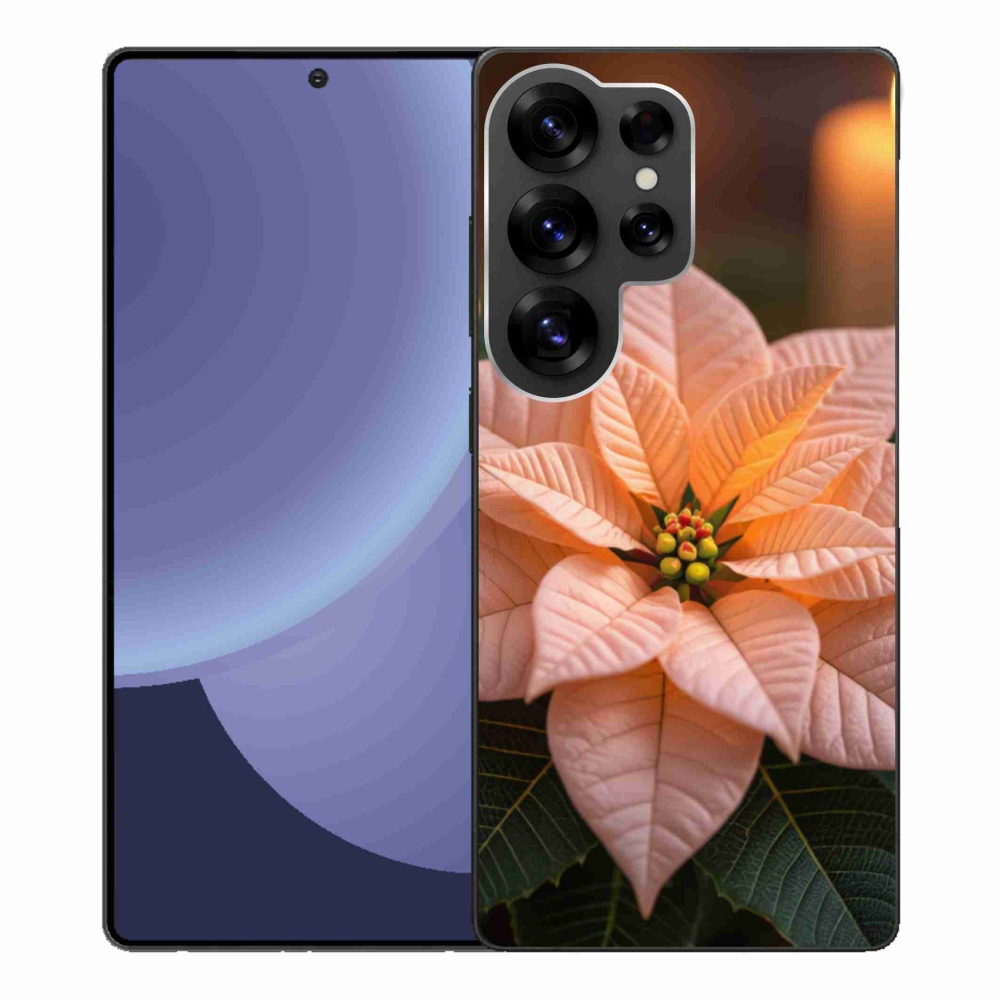 Gél borítás mmCase Samsung Galaxy S25 Ultra készülékhez - mikulásvirág