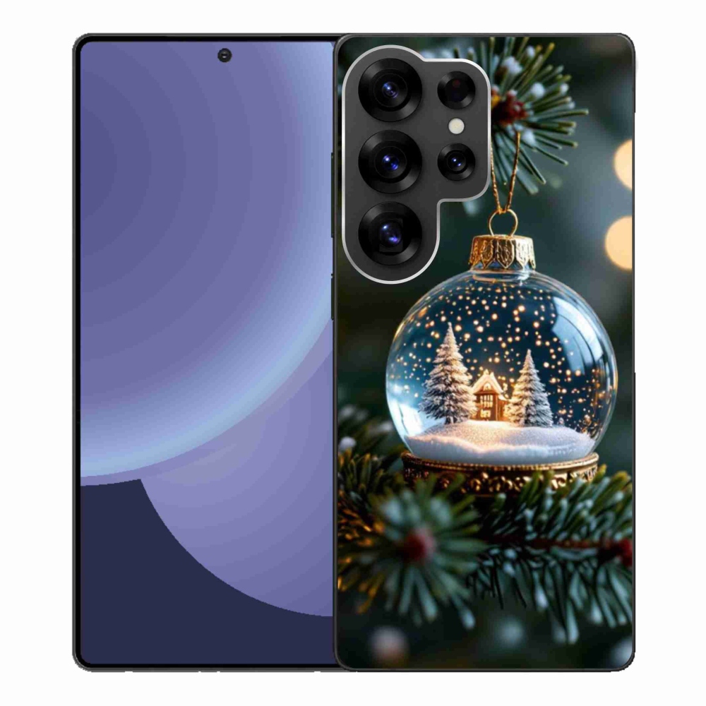 Gél borítás mmCase Samsung Galaxy S25 Ultra - Karácsonyi gömbök 2