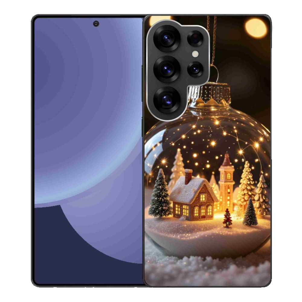 Gél borító mmCase Samsung Galaxy S25 Ultra - Karácsonyi gömbök 3