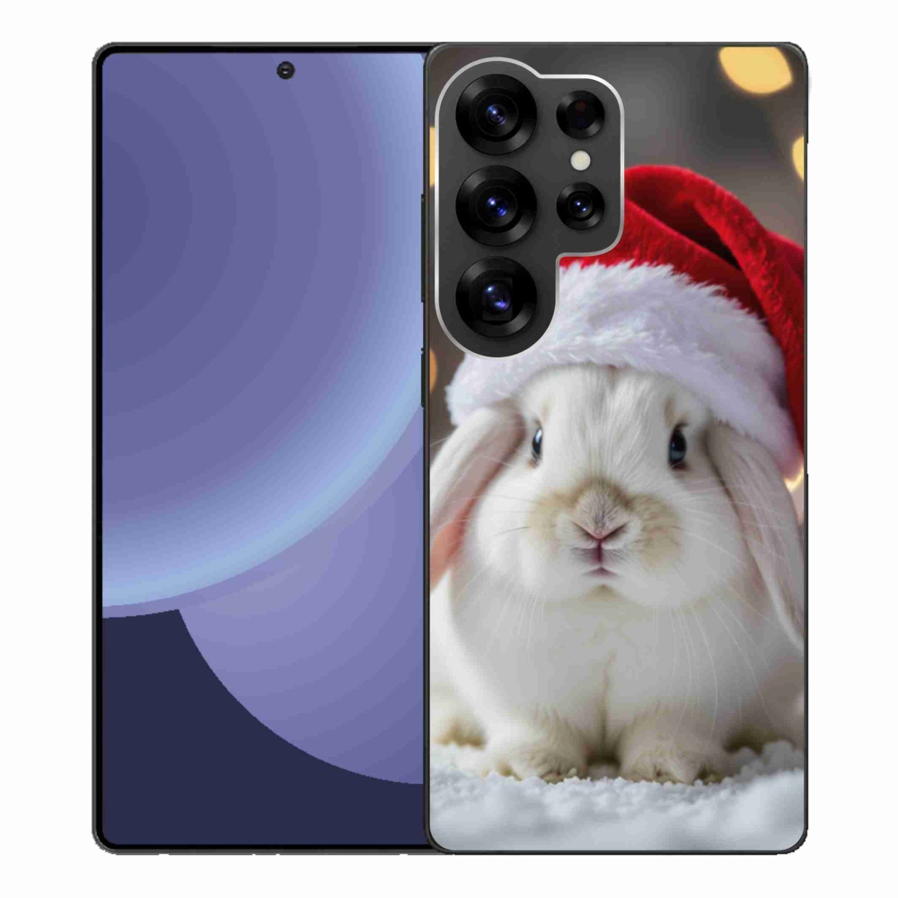 Gél borítás mmCase Samsung Galaxy S25 Ultra - Karácsonyi nyúl