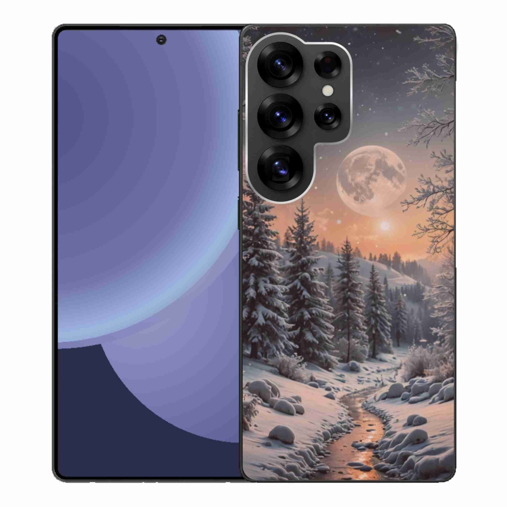 Gél borító mmCase Samsung Galaxy S25 Ultra - téli táj 2