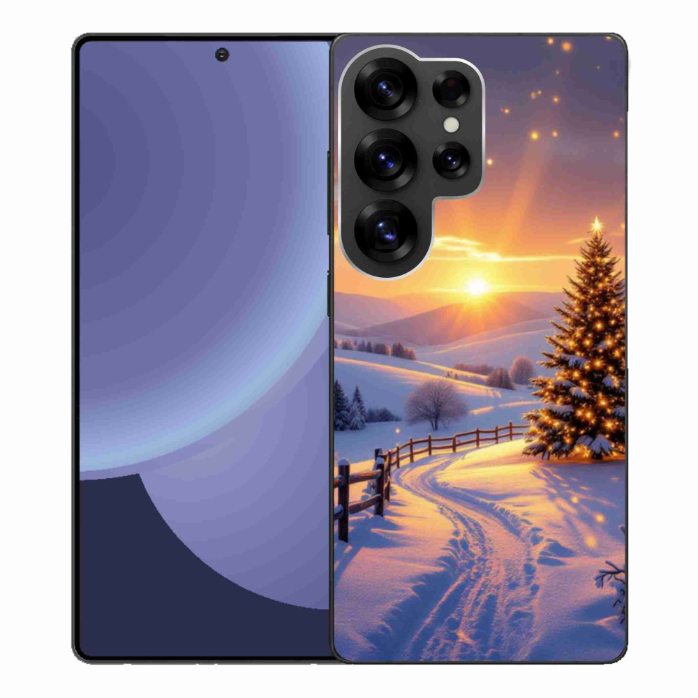 Gél borítás mmCase Samsung Galaxy S25 Ultra - téli tájkép
