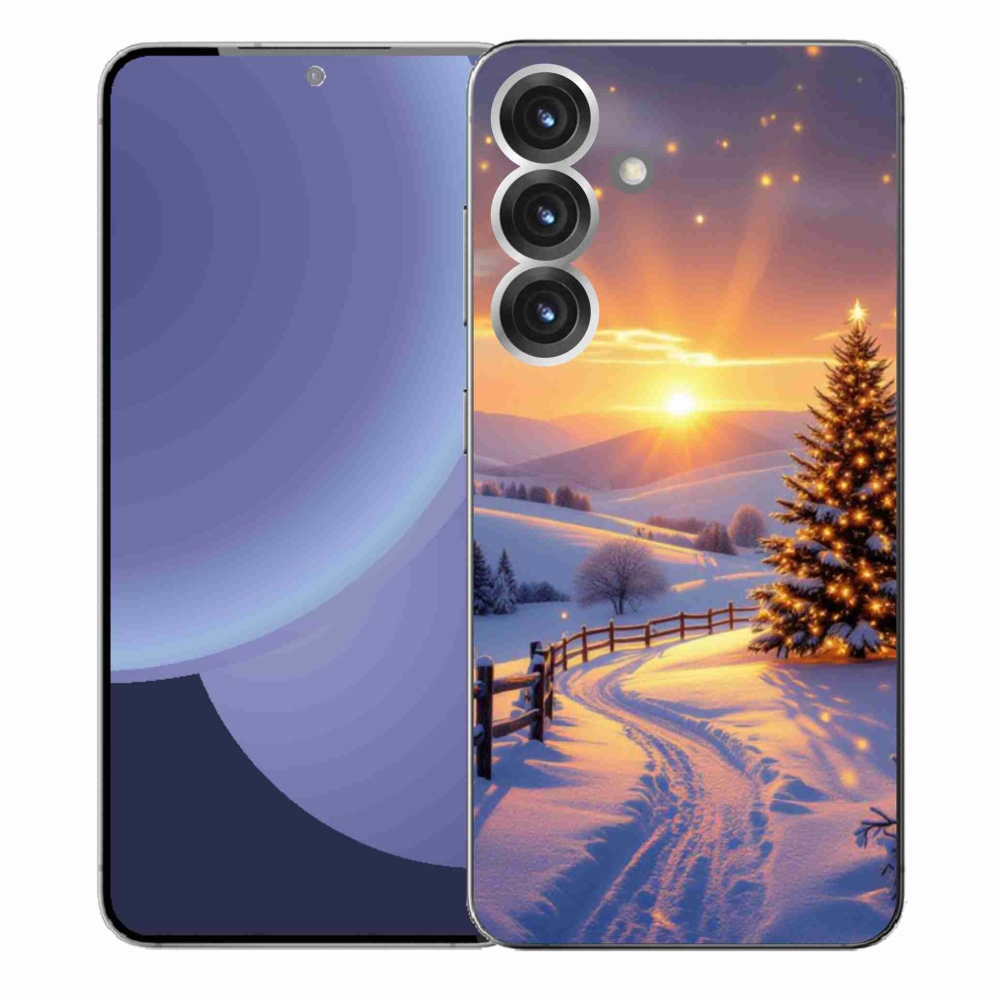 Gél borító mmCase Samsung Galaxy S25+ - téli tájkép