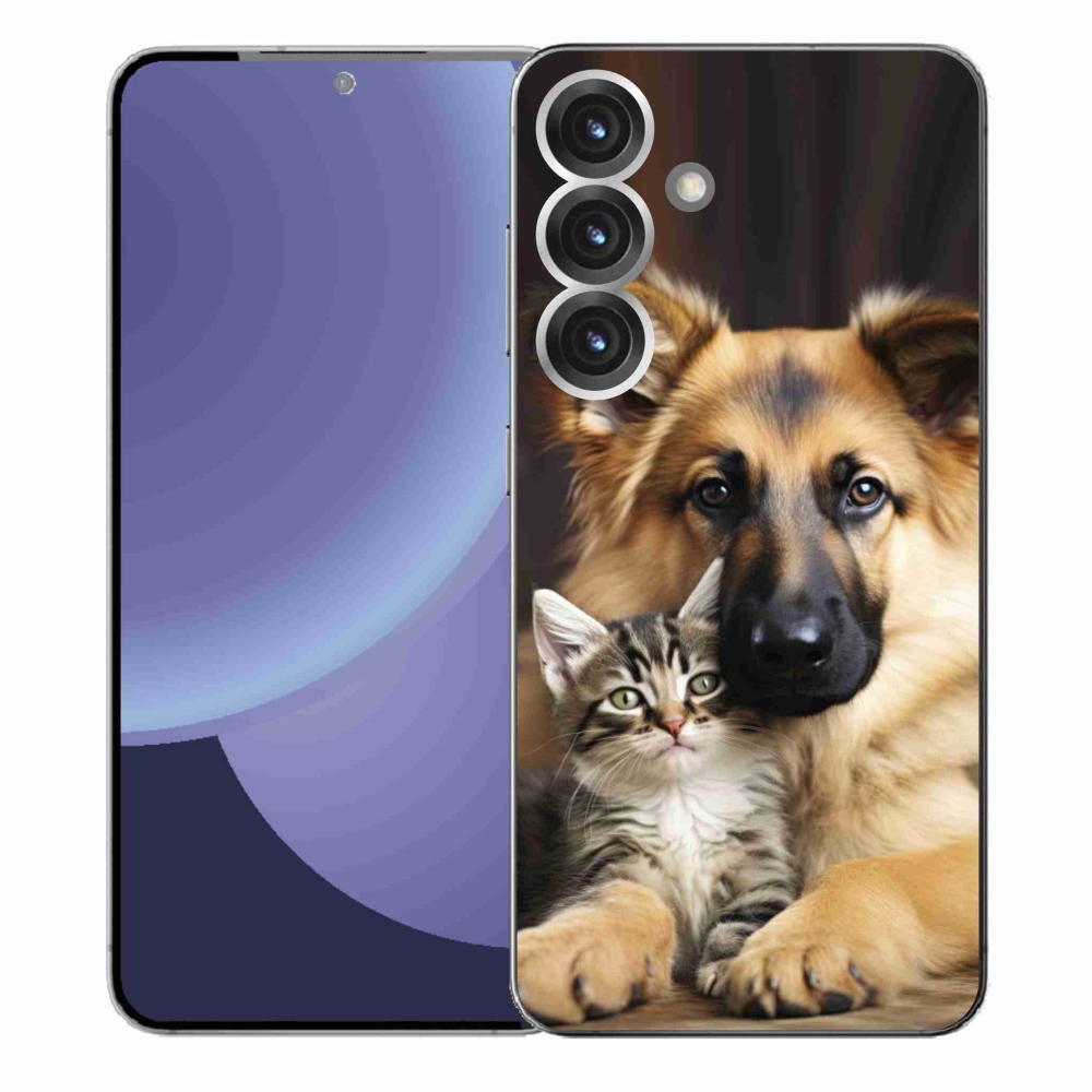 Gél borítás mmCase Samsung Galaxy S25+ - állatbarátság