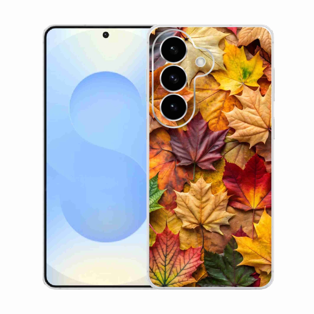 Gél borítás mmCase Samsung Galaxy S26 készülékhez - juharlevelek 2