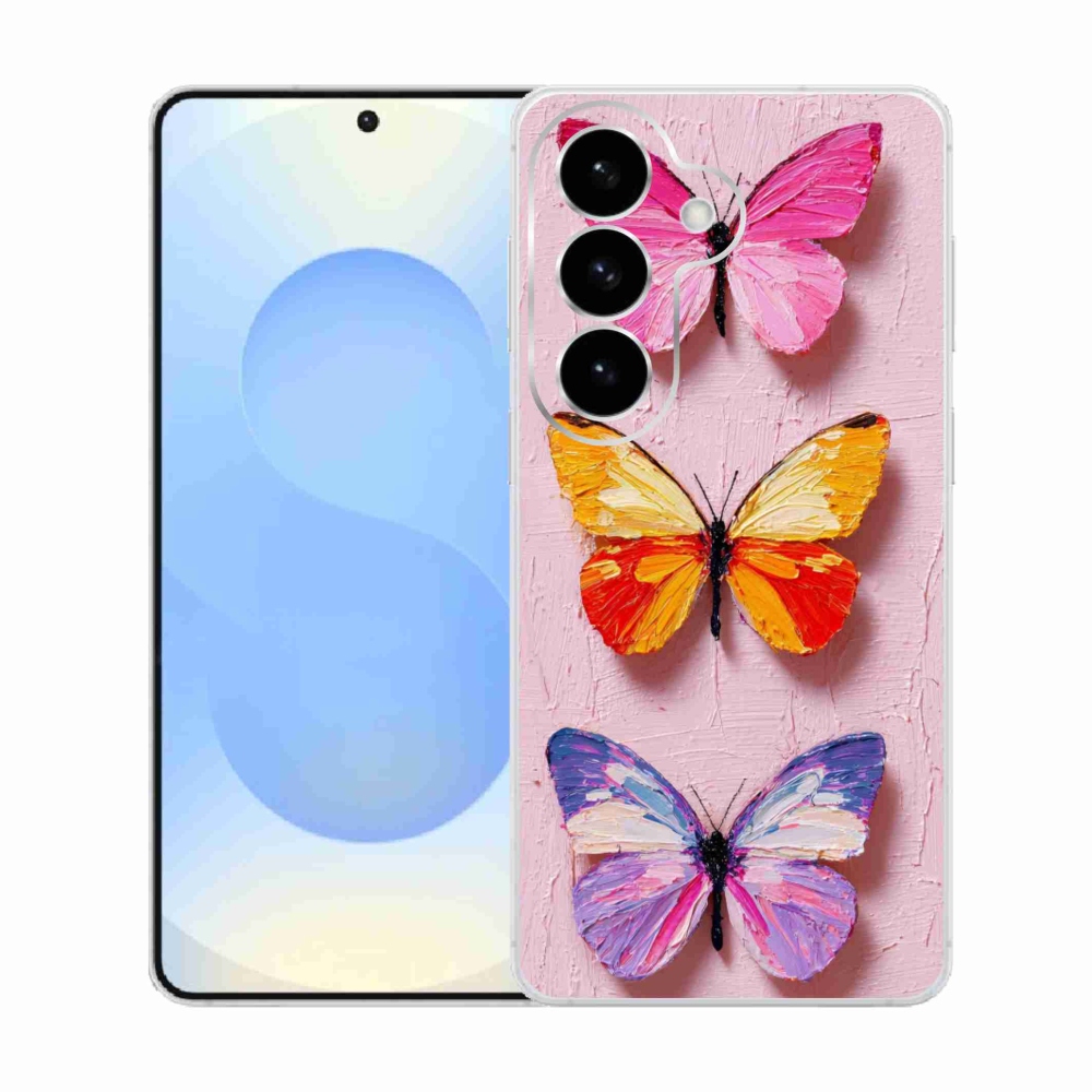 Gél borítás mmCase Samsung Galaxy S26 készülékhez - pillangó szentháromság