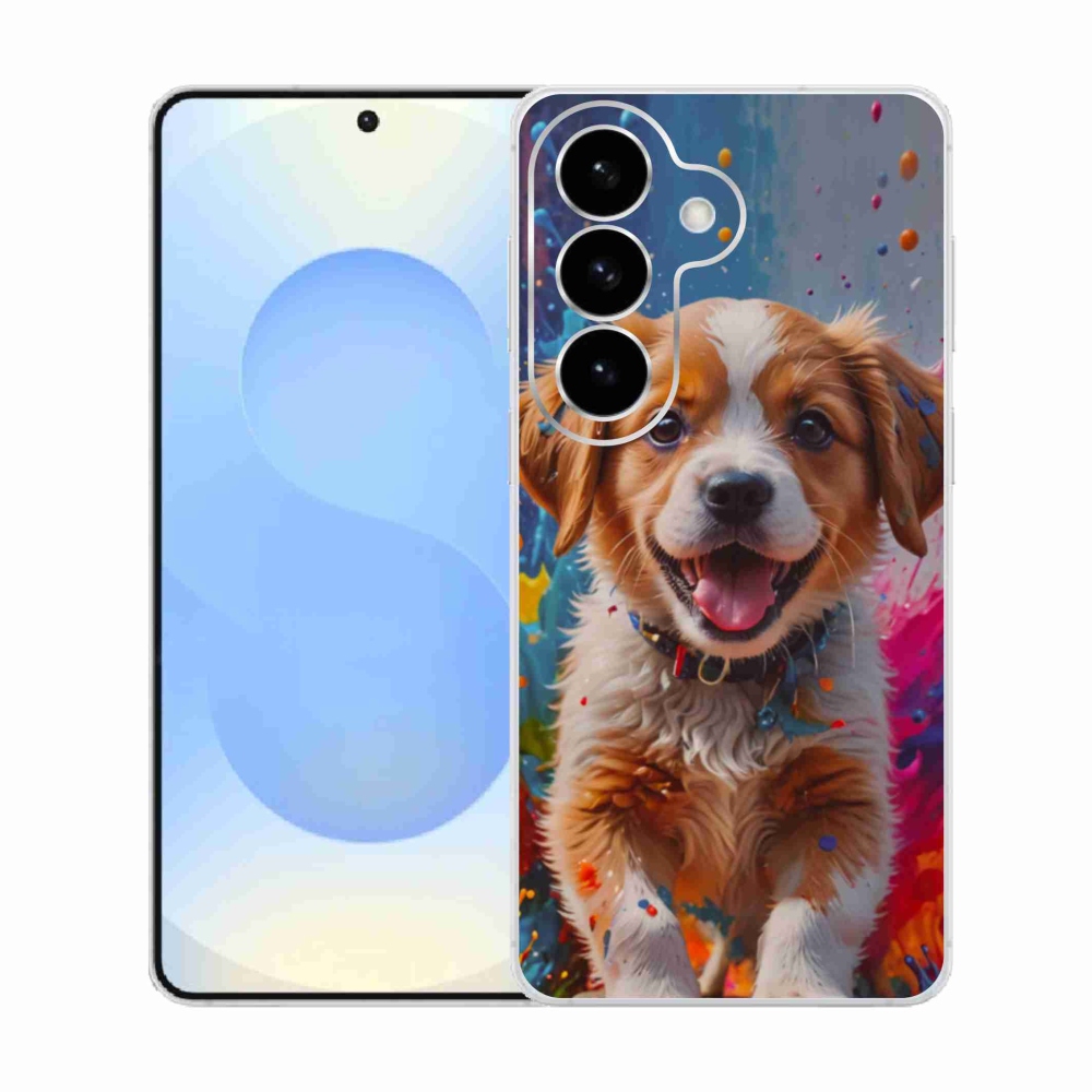 Gél borítás mmCase Samsung Galaxy S26 készülékhez - aranyos kiskutya 3