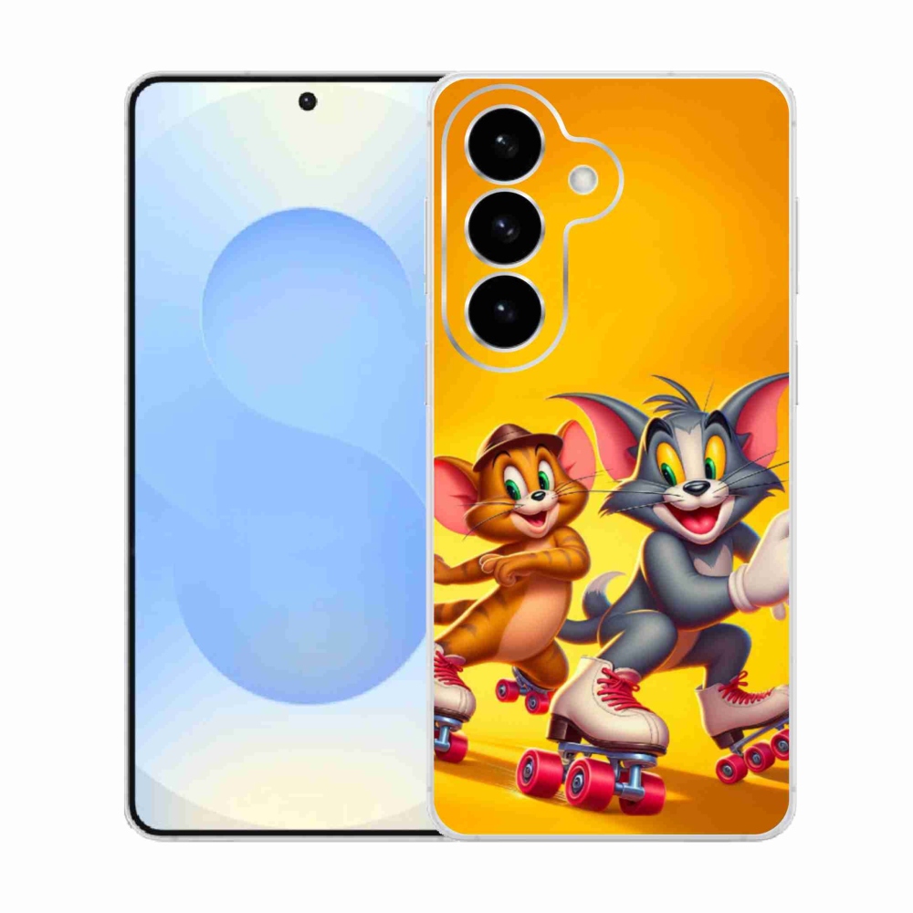 Gél borítás mmCase Samsung Galaxy S26 készülékhez - tom and jerry
