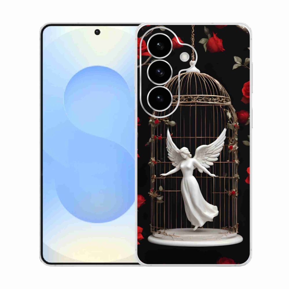 Gél borítás mmCase Samsung Galaxy S26 - csapdába esett angyalhoz