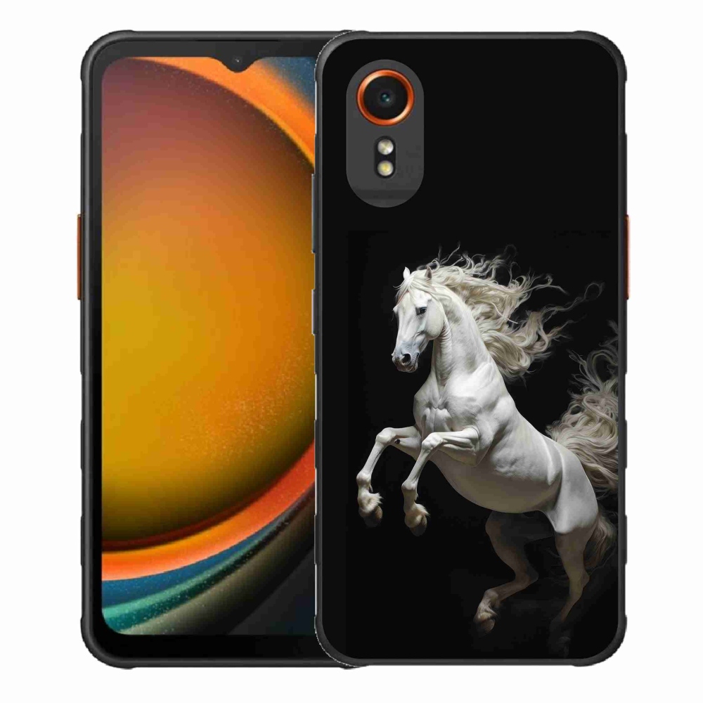 Gél borítás mmCase Samsung Galaxy Xcover 7 - fehér ló 4