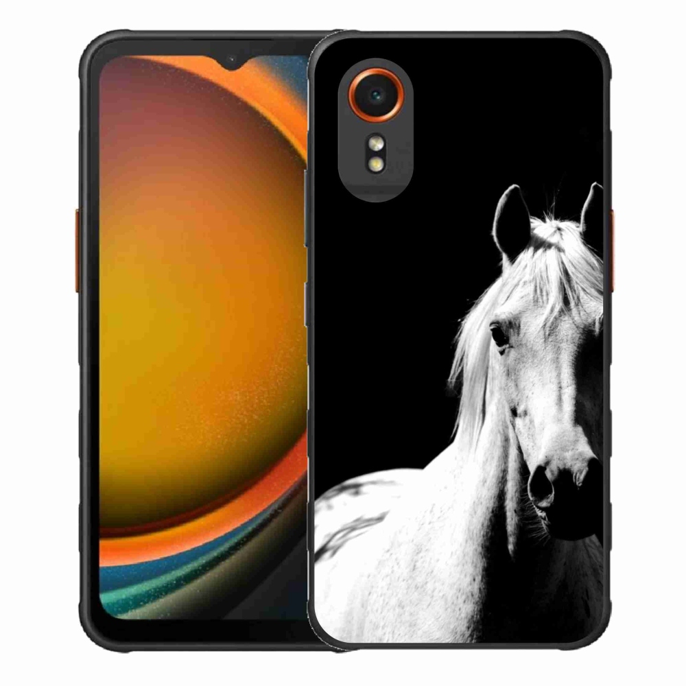 Gél borítás mmCase Samsung Galaxy Xcover 7 - fehér ló 5