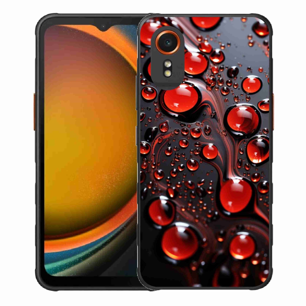 Zselés borítás mmCase Samsung Galaxy Xcover 7 - piros csepp 2