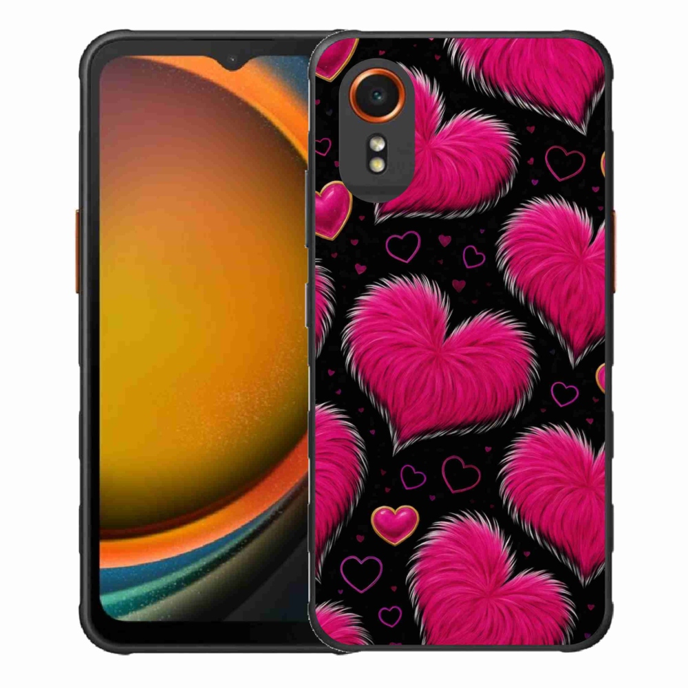 Gél borítás mmCase Samsung Galaxy Xcover 7 készülékhez - puha szívecske