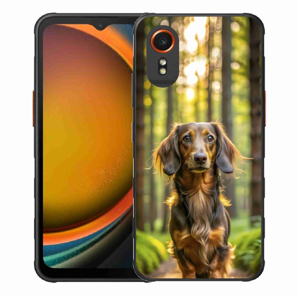Zselés borítás mmCase Samsung Galaxy Xcover 7 - tacskó 4