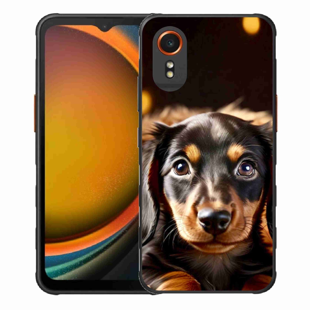 Gél borítás mmCase Samsung Galaxy Xcover 7 készülékhez - tacskó