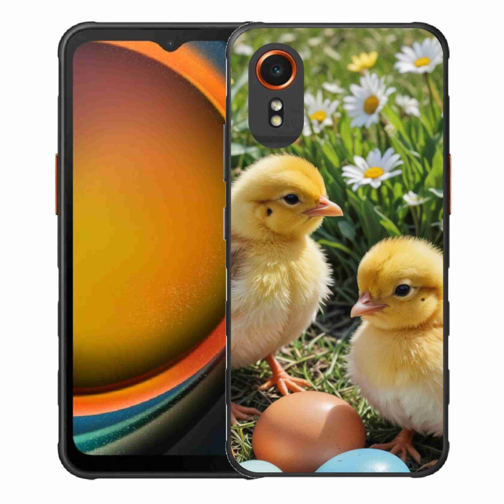 Gél borítás mmCase Samsung Galaxy Xcover 7 - csirkékhez