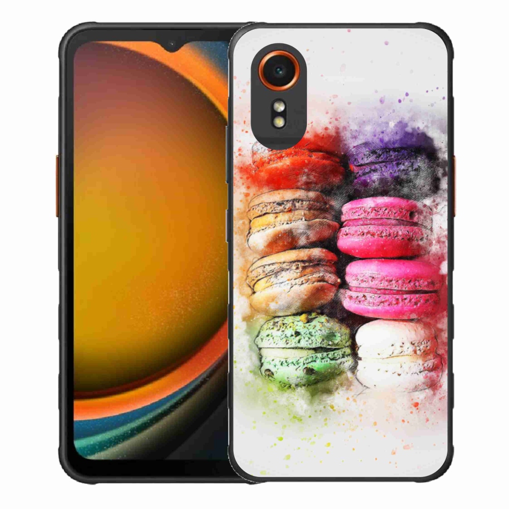 Zselés borítás mmCase Samsung Galaxy Xcover 7 készülékhez - macaroons