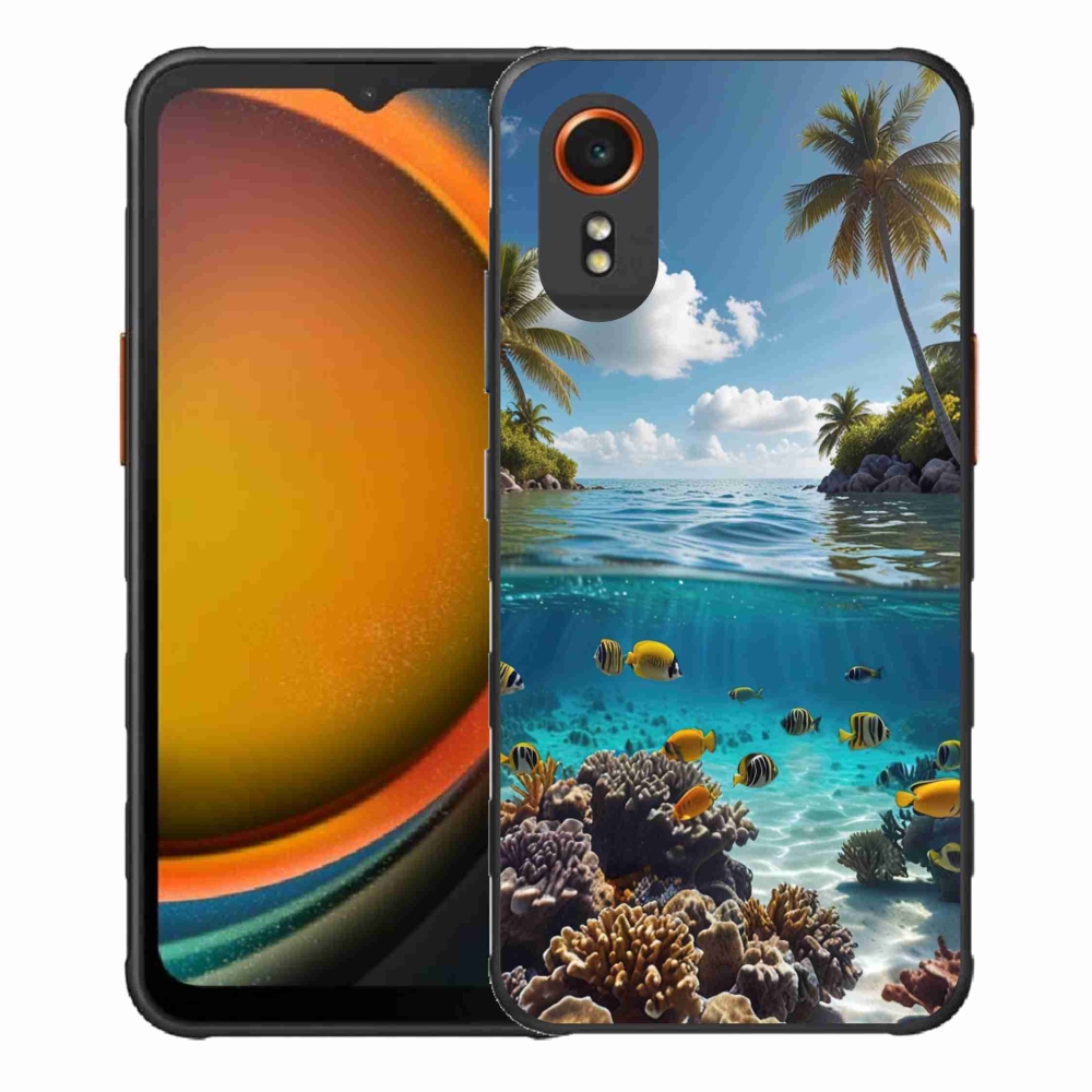 Gél borítás mmCase Samsung Galaxy Xcover 7 - Sea World 4 - Tengeri világ 4
