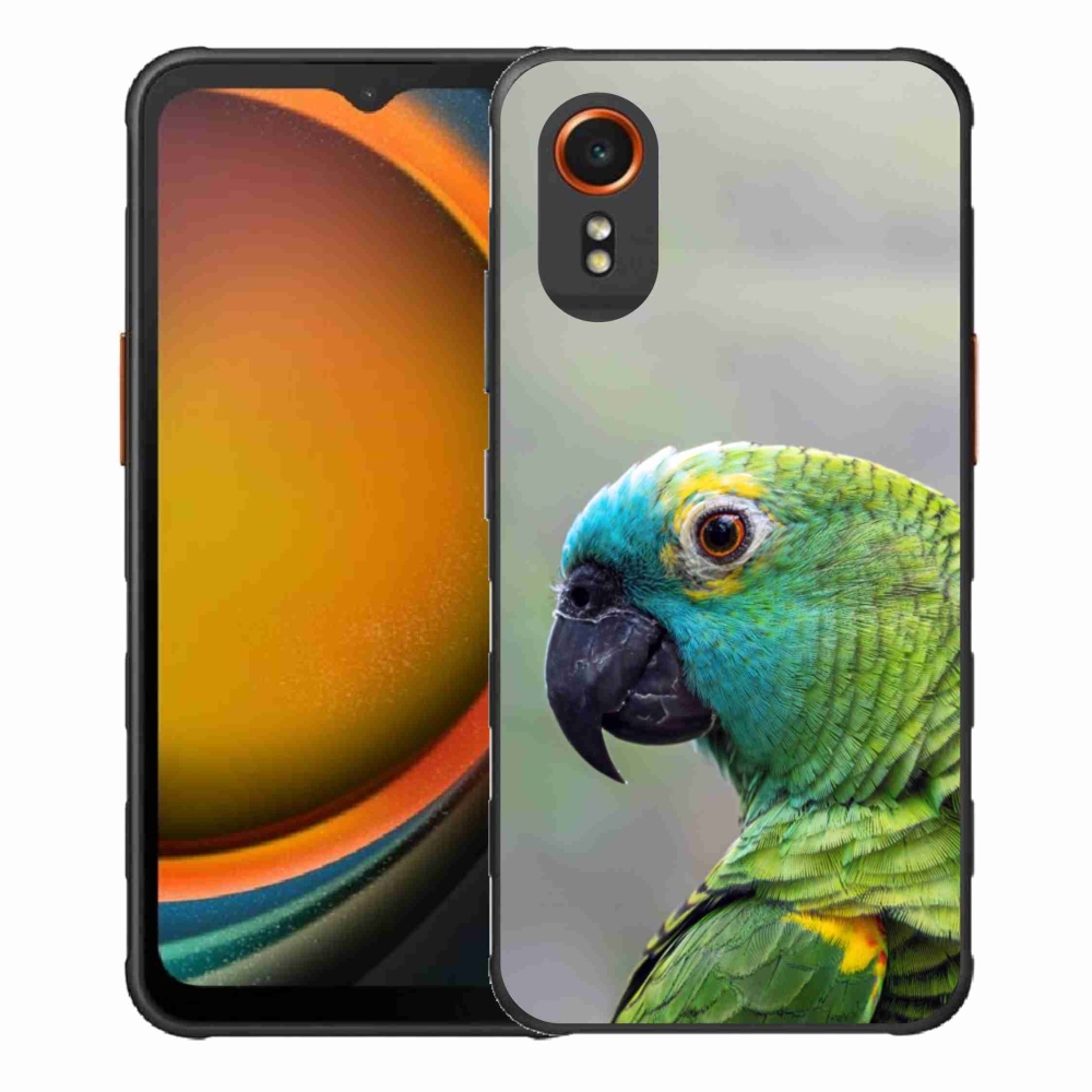 Zselés borítás mmCase Samsung Galaxy Xcover 7 készülékhez - papagáj amazon
