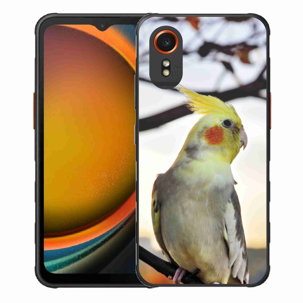Gél borítás mmCase Samsung Galaxy Xcover 7 készülékhez - papagáj korela