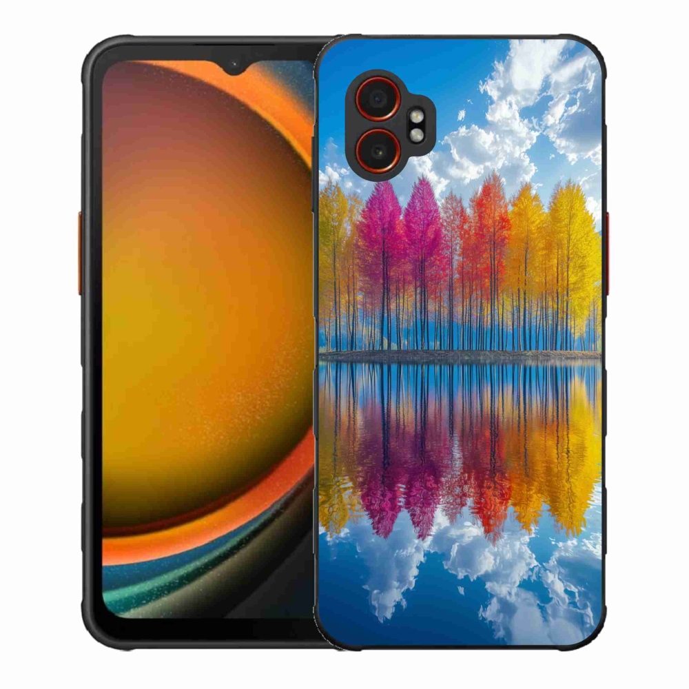 Gél borítás mmCase Samsung Galaxy Xcover 7 Pro - színes fákhoz