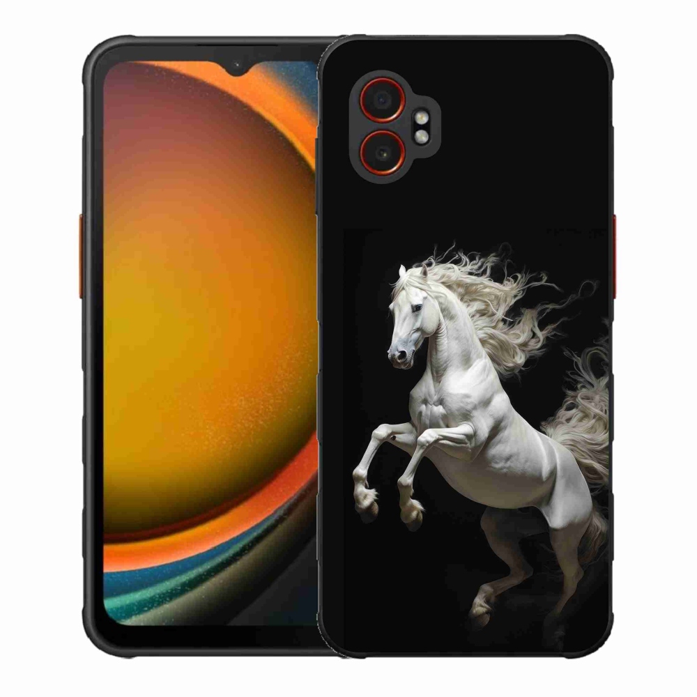 Zselés borítás mmCase Samsung Galaxy Xcover 7 Pro - fehér ló 4