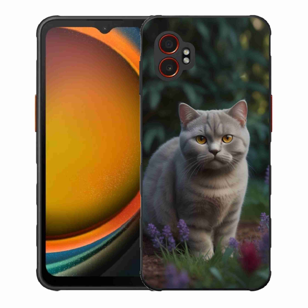 Zselés borítás mmCase Samsung Galaxy Xcover 7 Pro készülékhez - brit macska