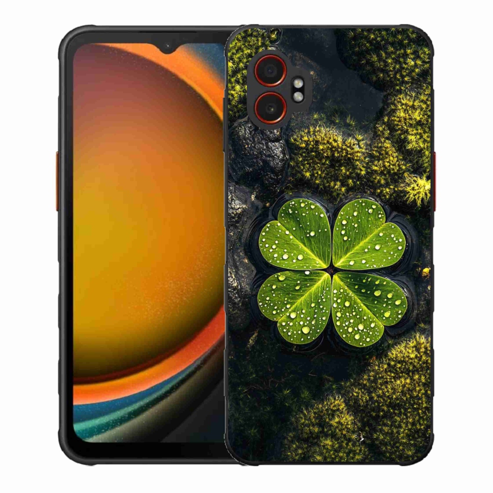 Gél borítás mmCase Samsung Galaxy Xcover 7 Pro készülékhez - négylevelű lóhere