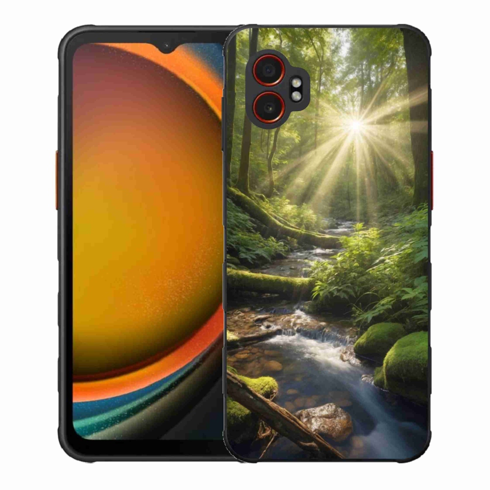 Zselés borítás mmCase Samsung Galaxy Xcover 7 Pro - erdei mélységű tok