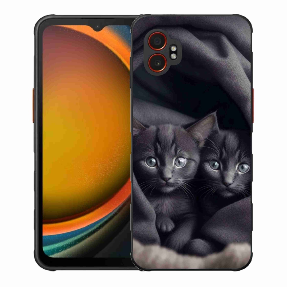 Zselés borítás mmCase Samsung Galaxy Xcover 7 Pro - cat duo - macska duóhoz