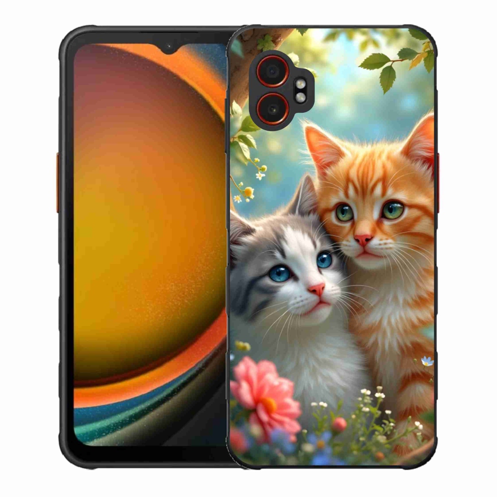 Gél borítás mmCase Samsung Galaxy Xcover 7 Pro - macskaszerelem 2