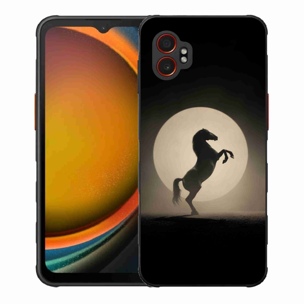Zselés borítás mmCase Samsung Galaxy Xcover 7 Pro készülékhez - ló sziluettben
