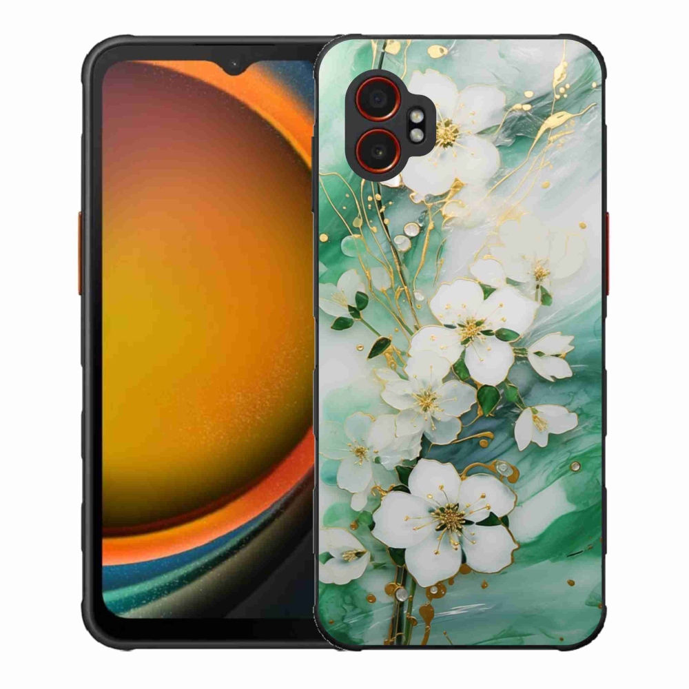Gél borítás mmCase Samsung Galaxy Xcover 7 Pro készülékhez - finom virágok