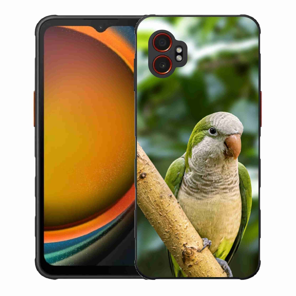 Gél borítás mmCase Samsung Galaxy Xcover 7 Pro készülékhez - papagáj
