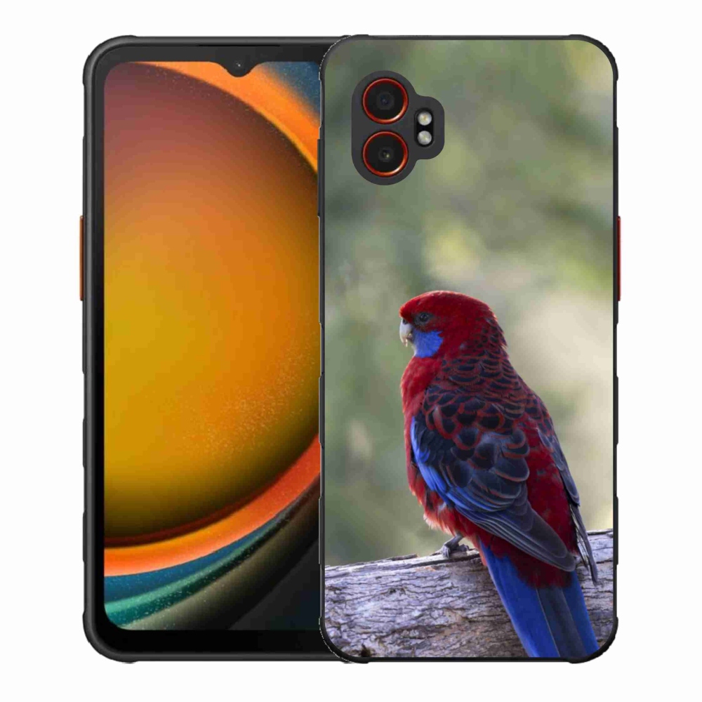 Gél borítás mmCase Samsung Galaxy Xcover 7 Pro készülékhez - papagáj rosela