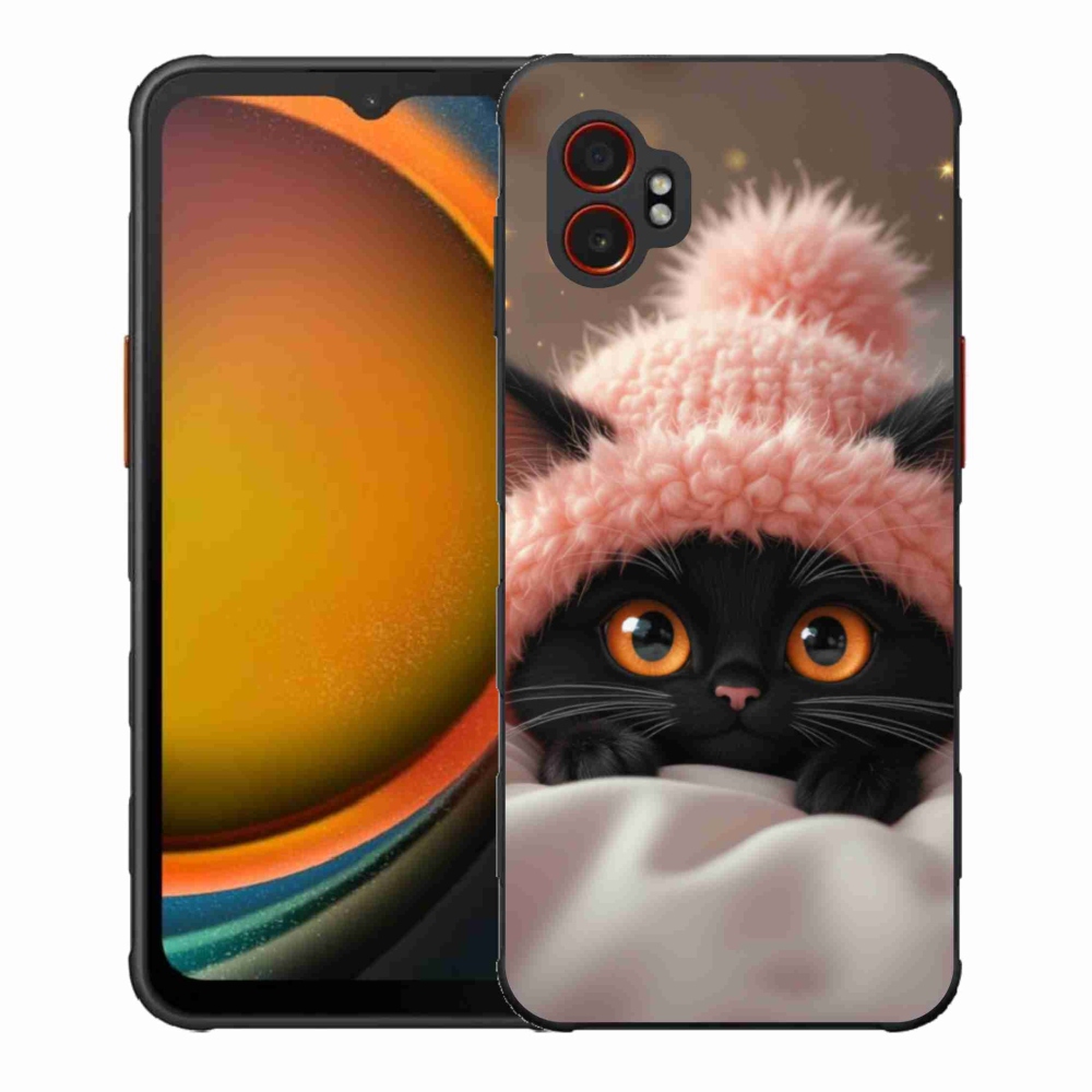 Gél borítás mmCase Samsung Galaxy Xcover 7 Pro - aranyos cica 7