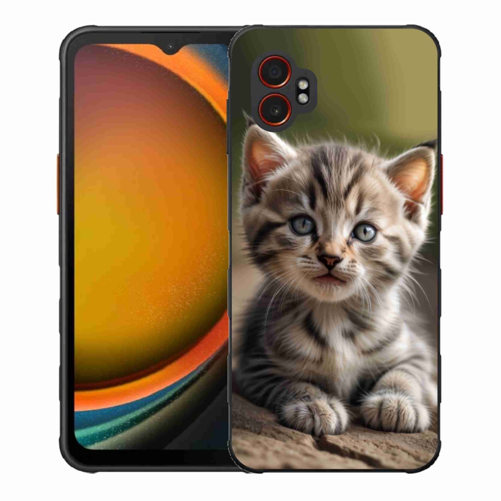 Gél borítás mmCase Samsung Galaxy Xcover 7 Pro - aranyos cica 9