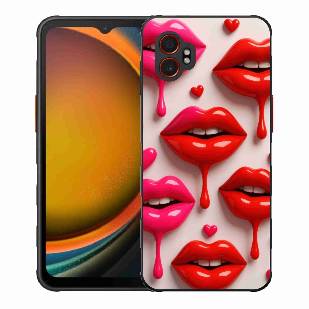 Zselés borítás mmCase Samsung Galaxy Xcover 7 Pro - ajkak 2