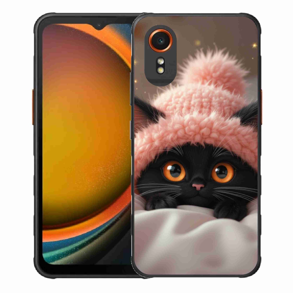 Gél borítás mmCase Samsung Galaxy Xcover 7 - aranyos cica 7