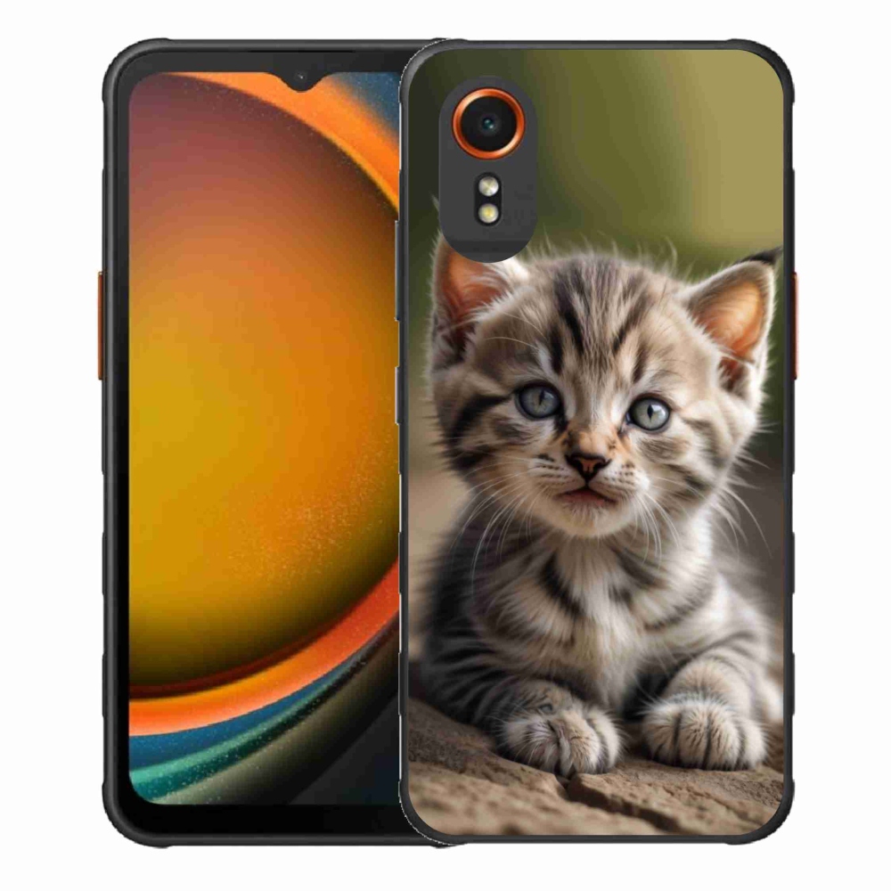 Gél borítás mmCase Samsung Galaxy Xcover 7 - aranyos cica 9