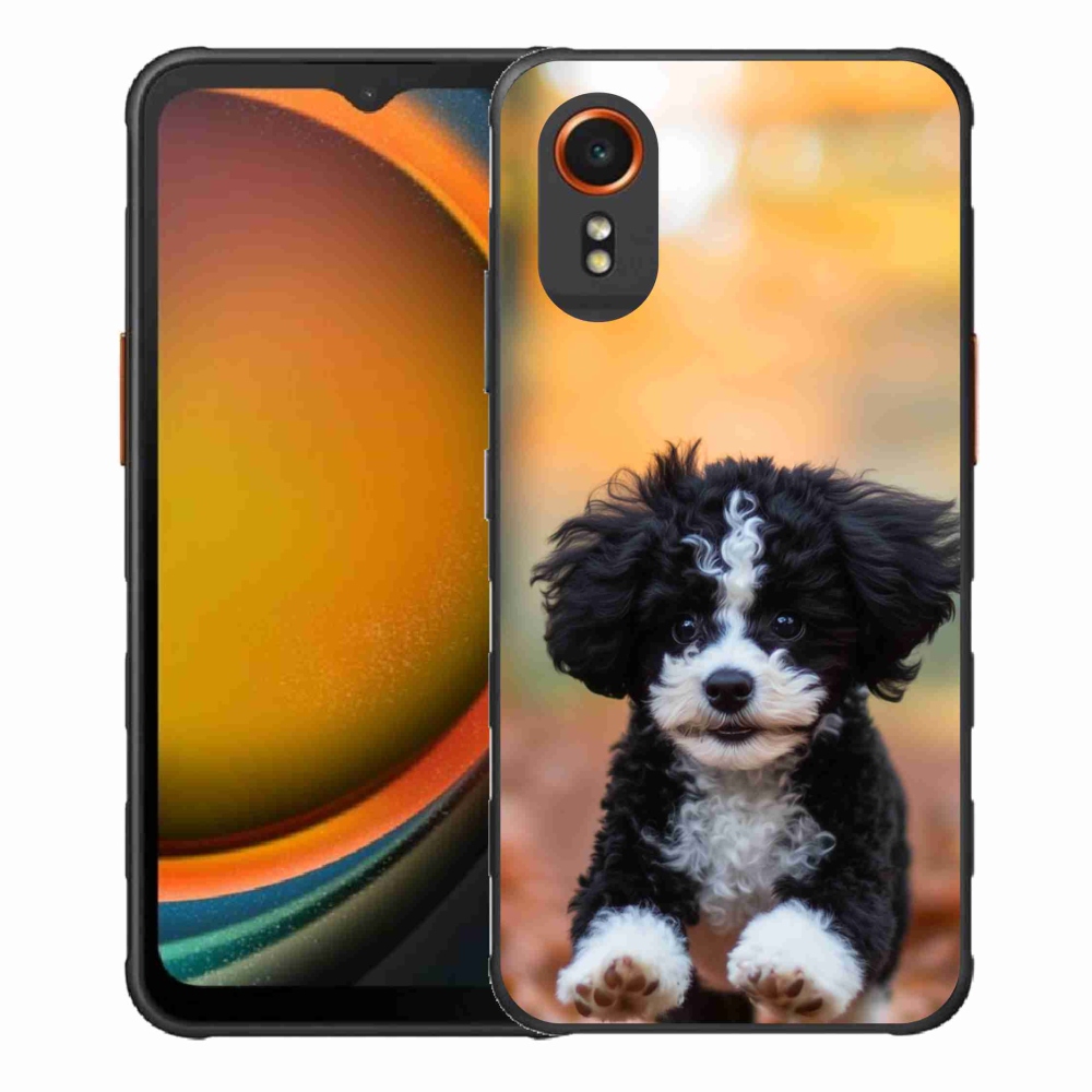 Gél borítás mmCase Samsung Galaxy Xcover 7 - aranyos kiskutya 2