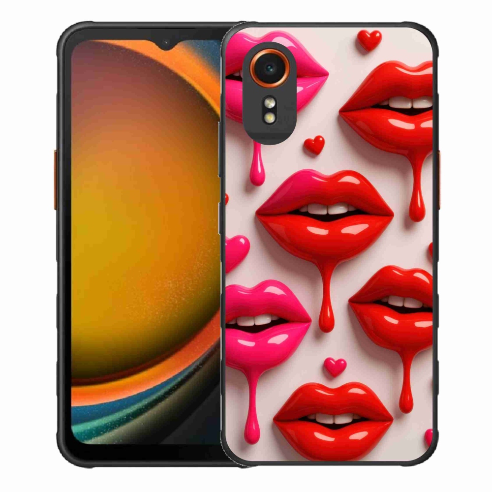 Gél borító mmCase Samsung Galaxy Xcover 7 - ajkak 2