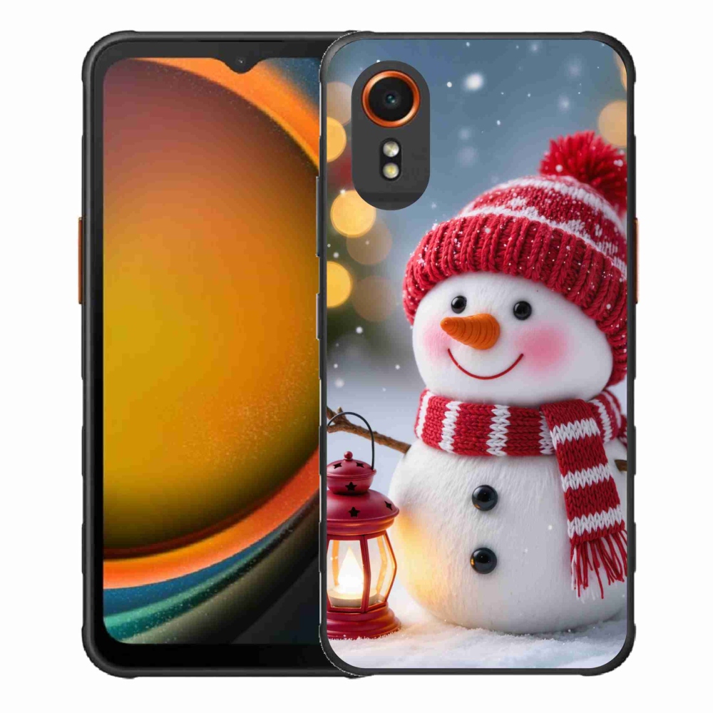 Gél borítás mmCase Samsung Galaxy Xcover 7 - hóember 2