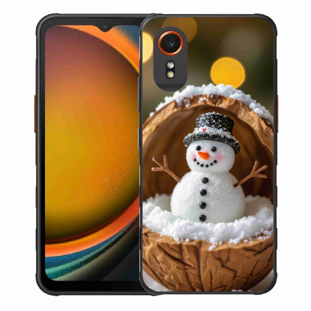 Gél borítás mmCase Samsung Galaxy Xcover 7 - hóember 4